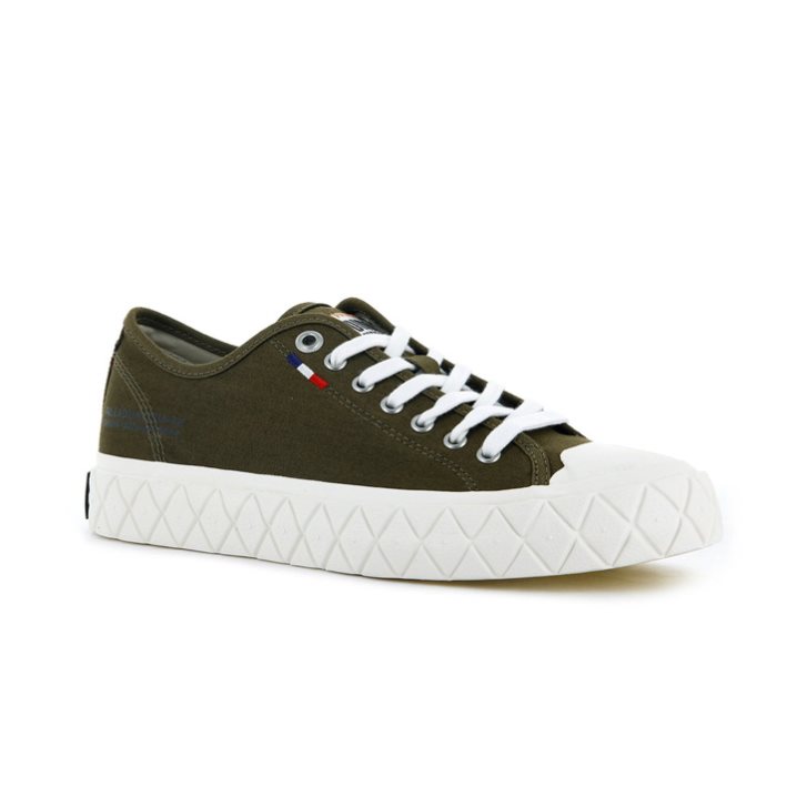 Dámské Tenisky Palladium Palla Ace Platene Low Tops Olivy Zelené | CZ JCO-39N